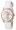 Invicta 0582 Women's Angel Collection Chronograph Diamond Accented Rose Gold White Leather Watch | Free Shipping