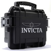 Invicta 8 Slot Collector Watch Box - BLACK - Free Shipping