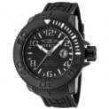 Invicta 1073 Men's Invicta II Automatic Black Dial Black Rubber Watch | Free Shipping