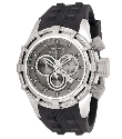 Invicta 1223 Reserve Bolt Swiss Made Chronograph Gray Dial Gray Polyurethane Watch | Free Shipping