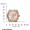Invicta 0582 Women's Angel Collection Chronograph Diamond Accented Rose Gold White Leather Watch | Free Shipping