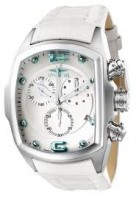 Invicta 6128 Men's Lupah Collection Revolution Chronograph White Leather Watch | Free Shipping