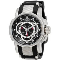 Invicta 0893 S1 Barrel Swiss Made Chronograph Black Dial Watch | Free Shipping