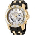 Invicta 6985 Men's Pro Diver Collection Chronograph Silver Dial Black Polyurethane Watch | Free Shipping